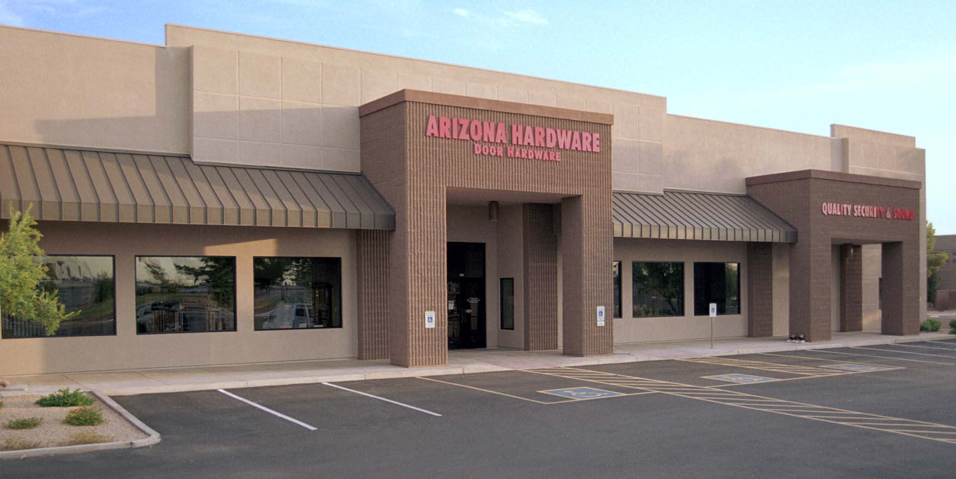 Arizona Hardware Showroom Entrance
